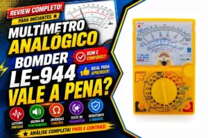 Multímetro Analógico Bomder LE-944 é bom? Vale a pena para iniciantes?