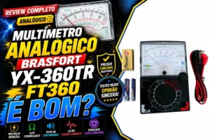 Multímetro Analógico Brasfort YX-360TR FT360 é bom? Review completo