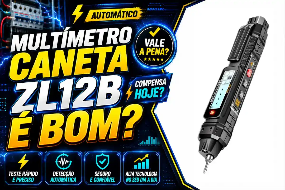 Multímetro Caneta ZL12B é bom? Vale a pena esse modelo automático?