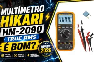 Multímetro Digital Hikari HM-2090 é bom mesmo? Veja análise real, precisão, segurança e se vale a pena comprar em 2026.
