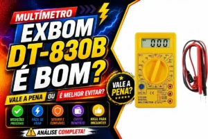 Multímetro Exbom DT-830B é bom? Vale a pena ou é melhor evitar?