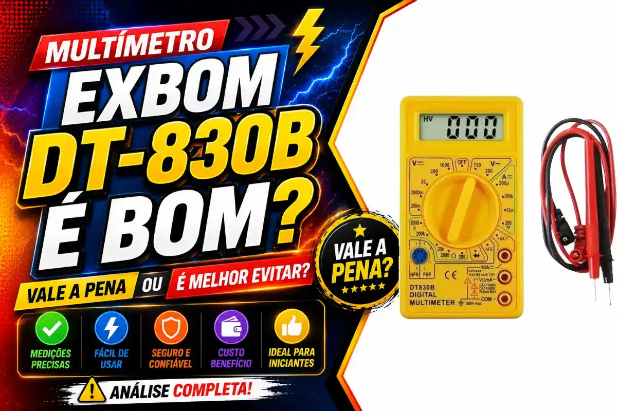 Multímetro Exbom DT-830B é bom? Vale a pena ou é melhor evitar?