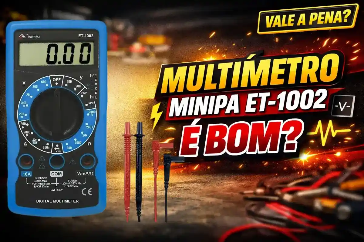 Multímetro Minipa ET-1002 é bom mesmo?