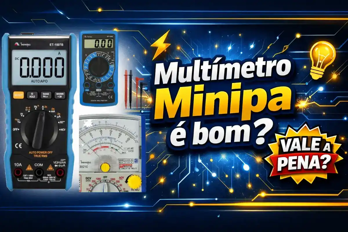 Multímetro Digital e Analógico Minipa é bom? Vale a pena?