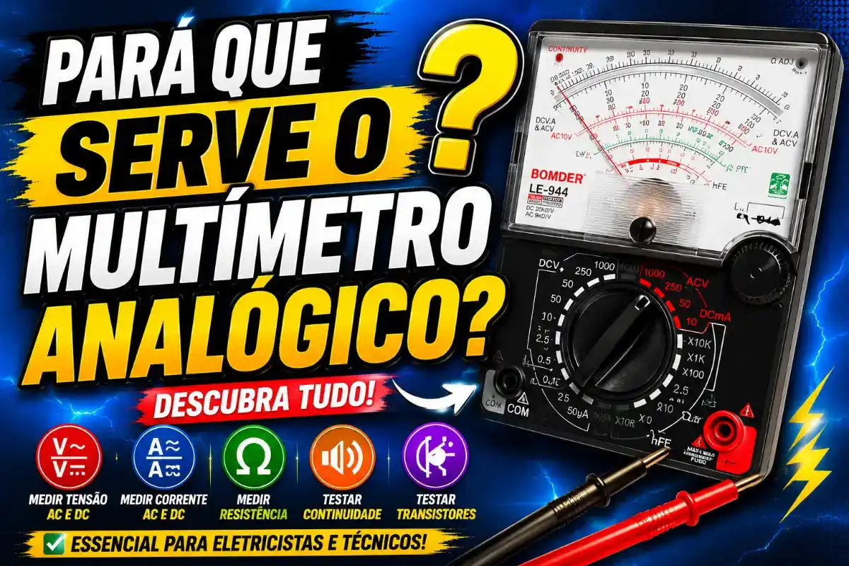 Para que serve o multímetro analógico?