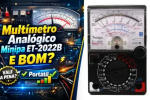 Multímetro Analógico Minipa ET-2022B Portátil é bom? Vale a pena comprar?