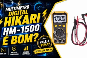 Multímetro Digital Hikari HM-1500 True RMS é bom? Vale a pena?