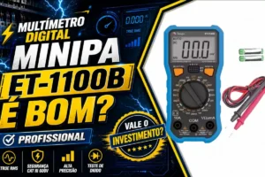 Multímetro Digital Minipa ET-1100B Profissional é bom? Vale o investimento?